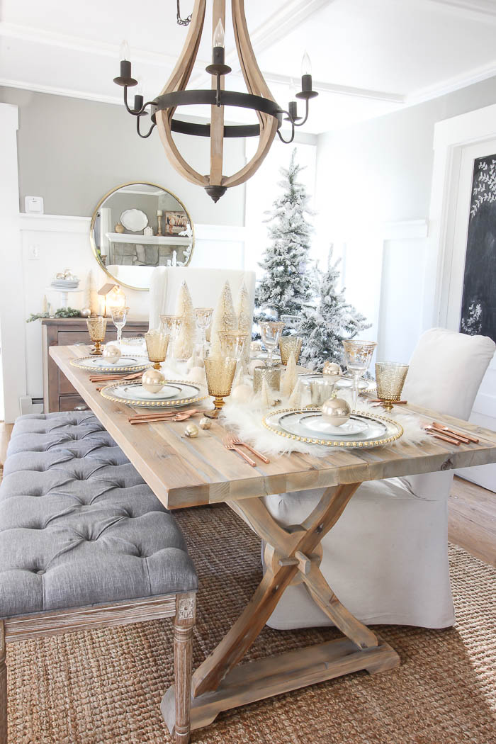Winter Wonderland Tablescape - Rooms For Rent blog