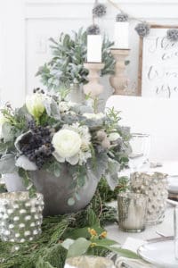 Frosted Winter Tablescape | Rooms FOR Rent Blog