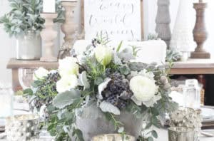 Frosted Winter Tablescape | Rooms FOR Rent Blog