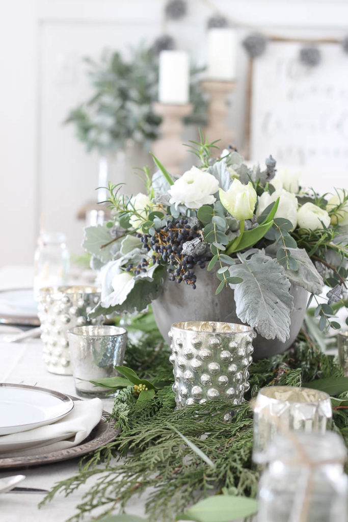 Frosted Winter Tablescape | Rooms FOR Rent Blog