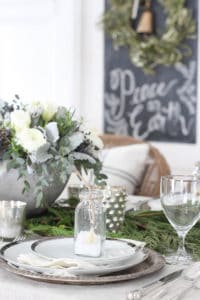 Frosted Winter Tablescape | Rooms FOR Rent Blog