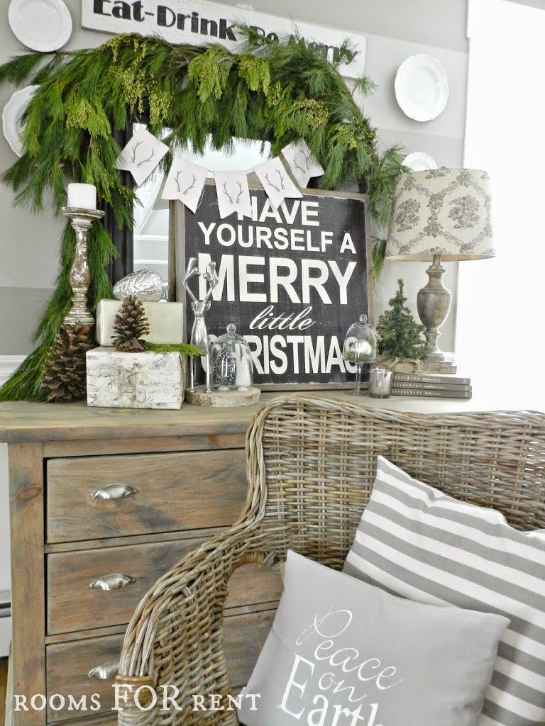 Christmas Vignette | Rooms FOR Rent Blog