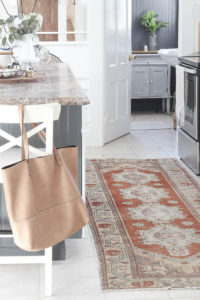 Vintage Rug in the Kitchen | Rooms FOR Rent Blog