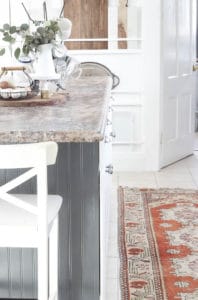 Vintage Rug in the Kitchen | Rooms FOR Rent Blog