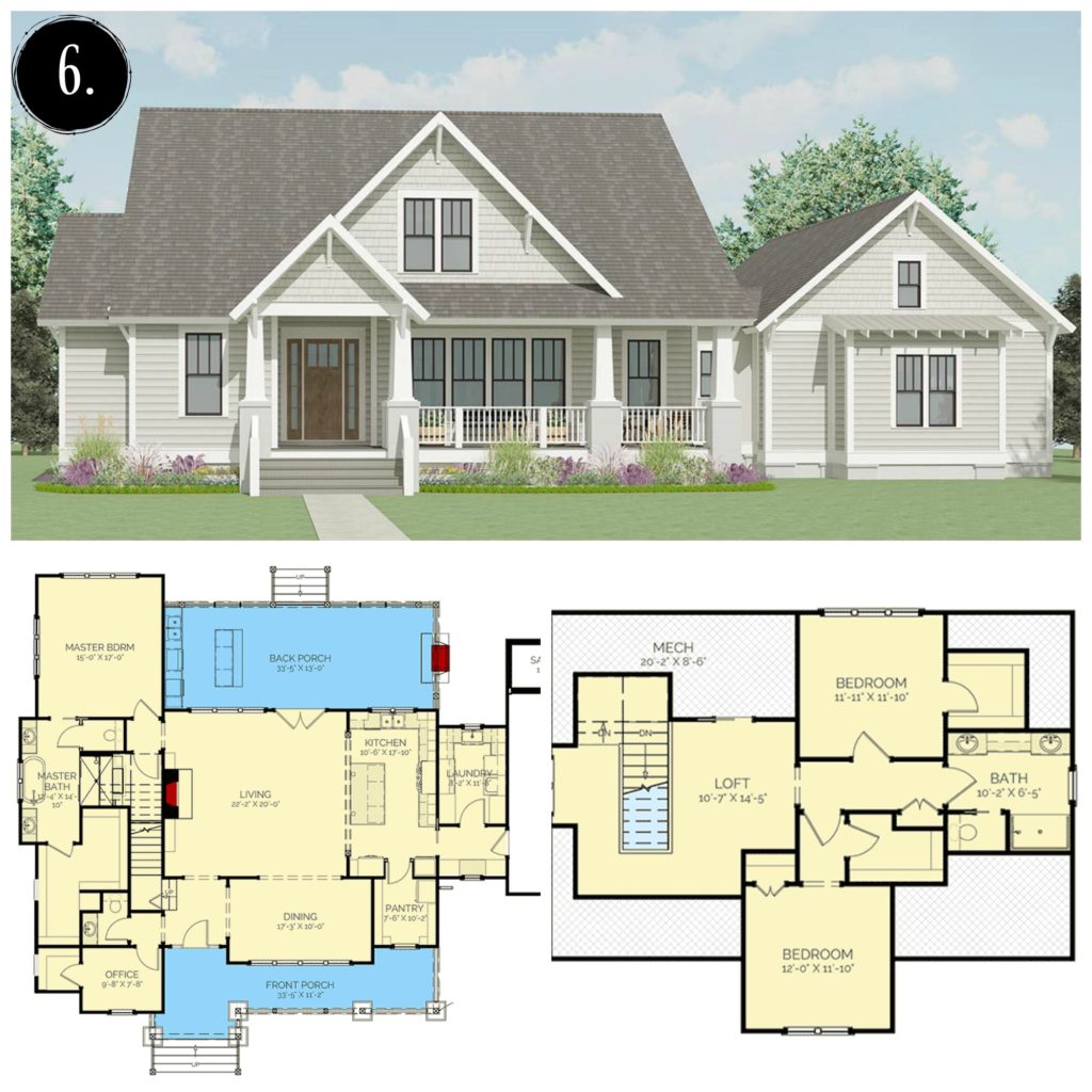 Modern Farmhouse Floor Plans | designinte.com