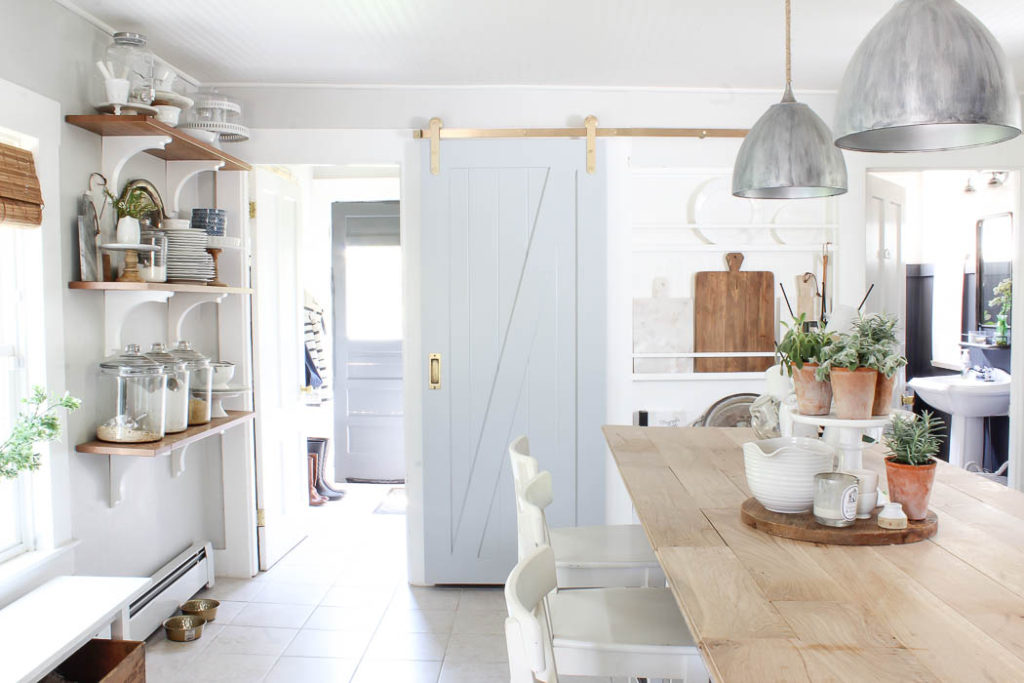 New Barn Door in the Kitchen | Rooms FOR Rent Blog