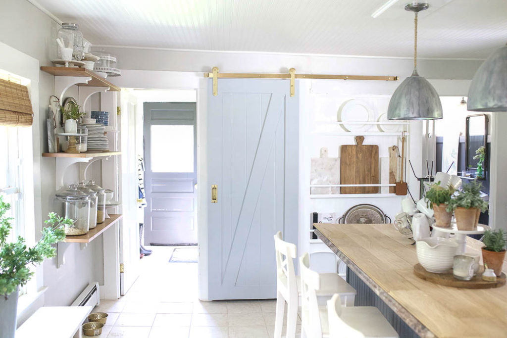 New Barn Door in the Kitchen | Rooms FOR Rent Blog