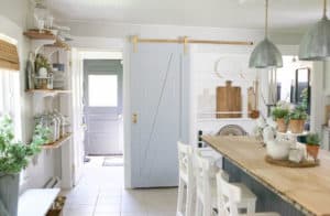 New Barn Door in the Kitchen | Rooms FOR Rent Blog