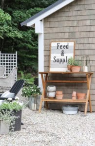 Potting Bench Styled | Rooms FOR Rent Blog