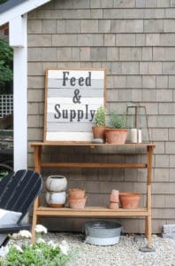 Potting Bench Styled | Rooms FOR Rent Blog