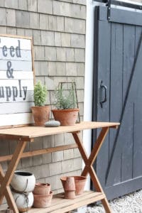 Potting Bench Styled | Rooms FOR Rent Blog