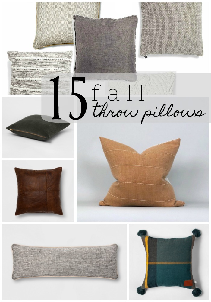 15 Must-Have Fall Throw Pillows | Rooms for Rent Blog