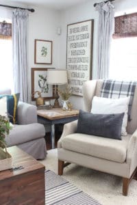 Fall Living Room | Rooms for Rent Blog