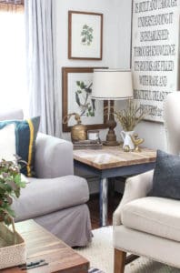 Fall Living Room | Rooms for Rent Blog