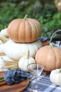 Orange & Gray Fall Tablescape | Rooms for Rent Blog