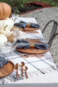 Orange & Gray Fall Tablescape | Rooms for Rent Blog