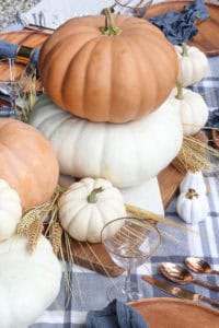 Orange & Gray Fall Tablescape | Rooms for Rent Blog