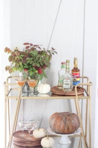 Fall Styled Bar Cart | Rooms FOR Rent Blog
