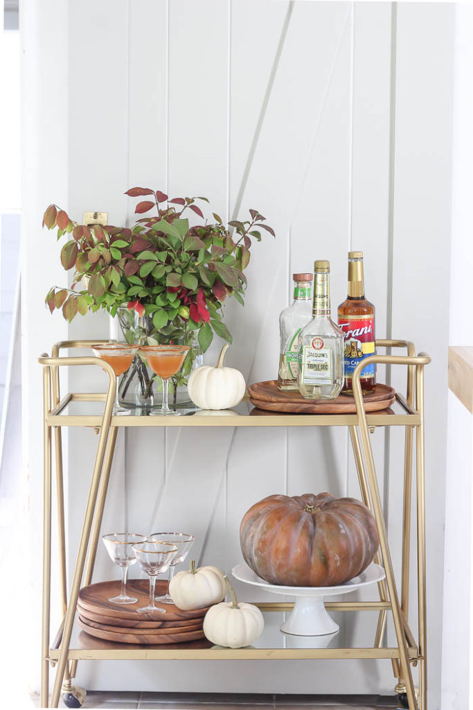 Fall Styled Bar Cart | Rooms FOR Rent Blog