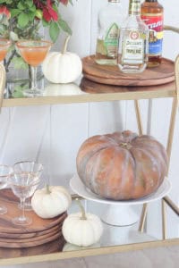 Fall Styled Bar Cart | Rooms FOR Rent Blog