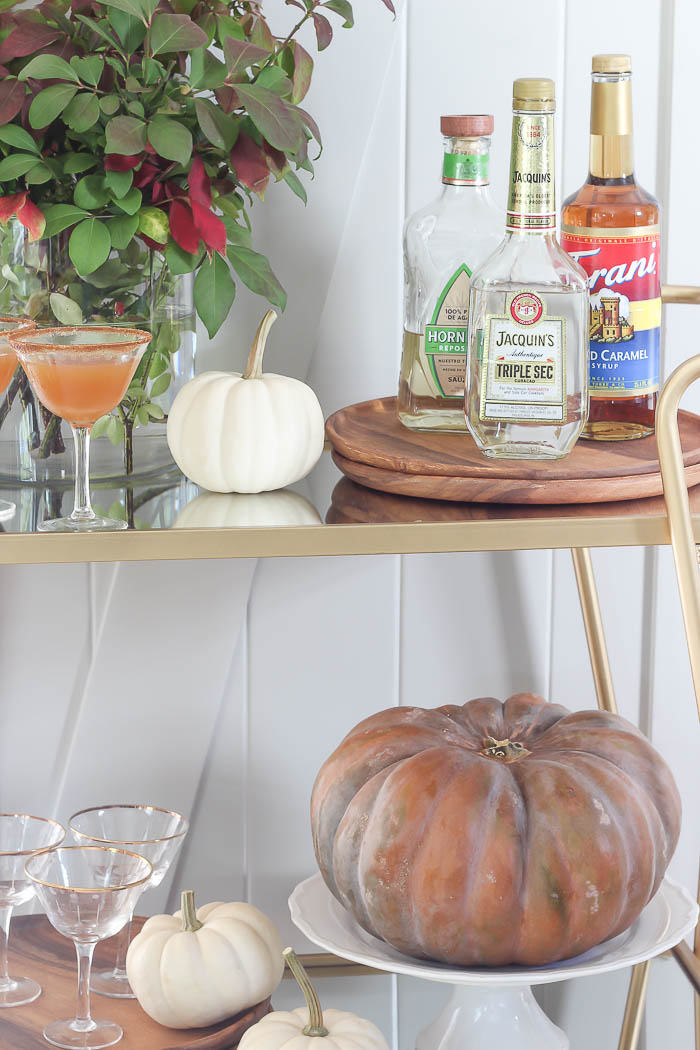 Fall Styled Bar Cart - Rooms For Rent blog
