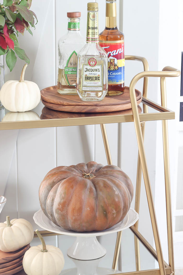 Fall Styled Bar Cart - Rooms For Rent blog