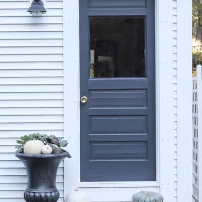 New Exterior Door Color