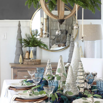 Eclectic Christmas Tablescape | 2018