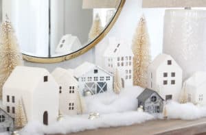 Christmas Village Vignette | Rooms FOR Rent Blog