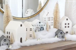Christmas Village Vignette | Rooms FOR Rent Blog