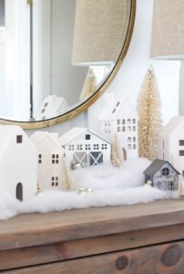 Christmas Village Vignette | Rooms FOR Rent Blog