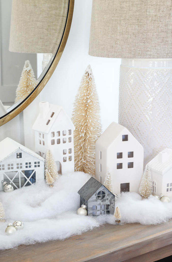 Christmas Village Vignette | Rooms FOR Rent Blog