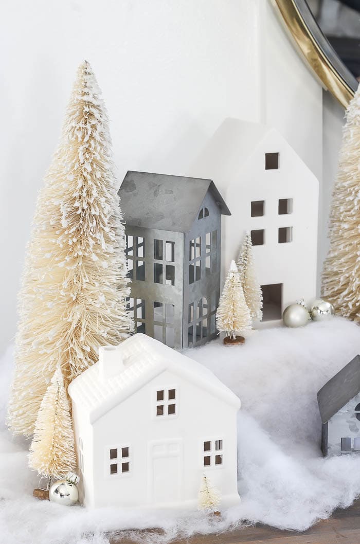 Christmas Village Mantel - Rooms For Rent blog