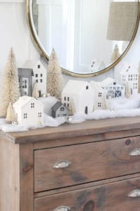 Christmas Village Vignette | Rooms FOR Rent Blog