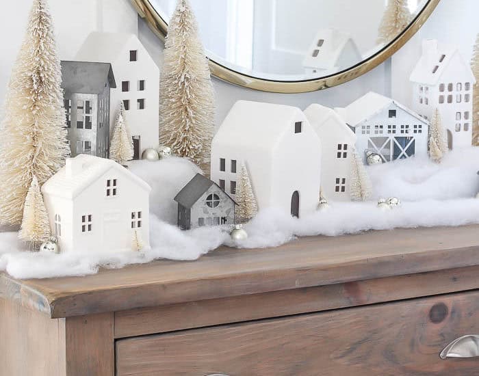 Christmas Village Vignette | Rooms FOR Rent Blog