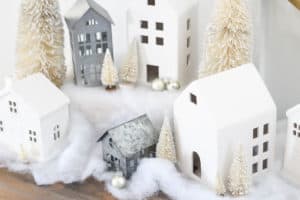 Christmas Village Vignette | Rooms FOR Rent Blog