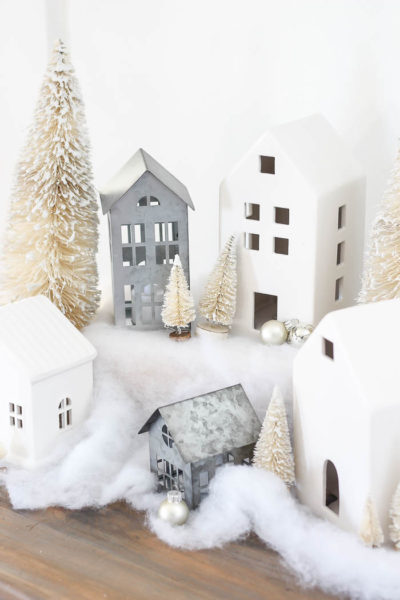 Christmas Village Mantel - Rooms For Rent blog