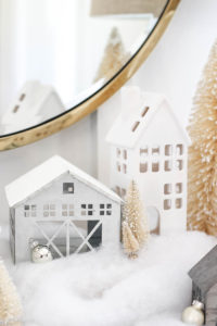 Christmas Village Vignette | Rooms FOR Rent Blog