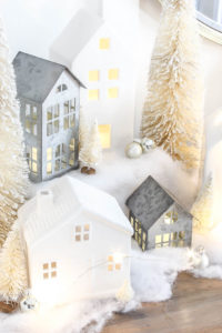 Christmas Village Mantel - Rooms For Rent blog