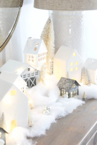 Christmas Village Vignette | Rooms FOR Rent Blog