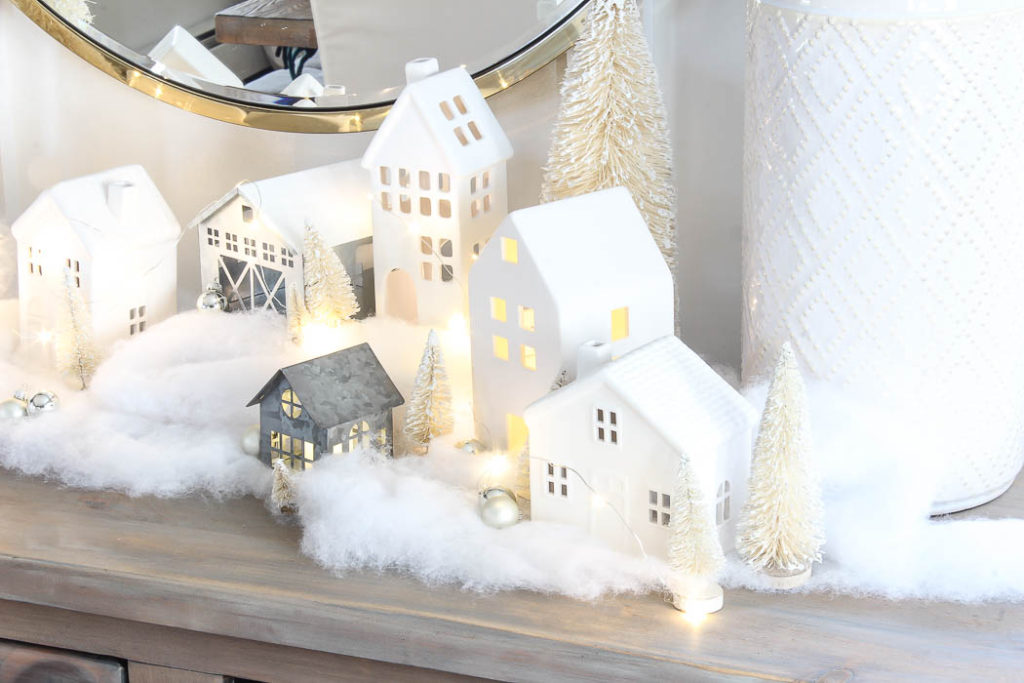 Christmas Village Vignette | Rooms FOR Rent Blog