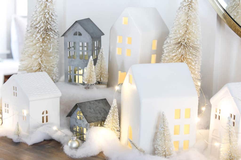 Christmas Village Vignette | Rooms FOR Rent Blog