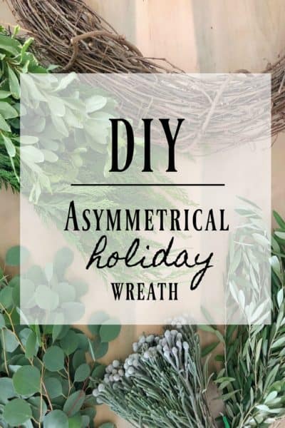 DIY Asymmetrical Wreath | Rooms FOR Rent Blog