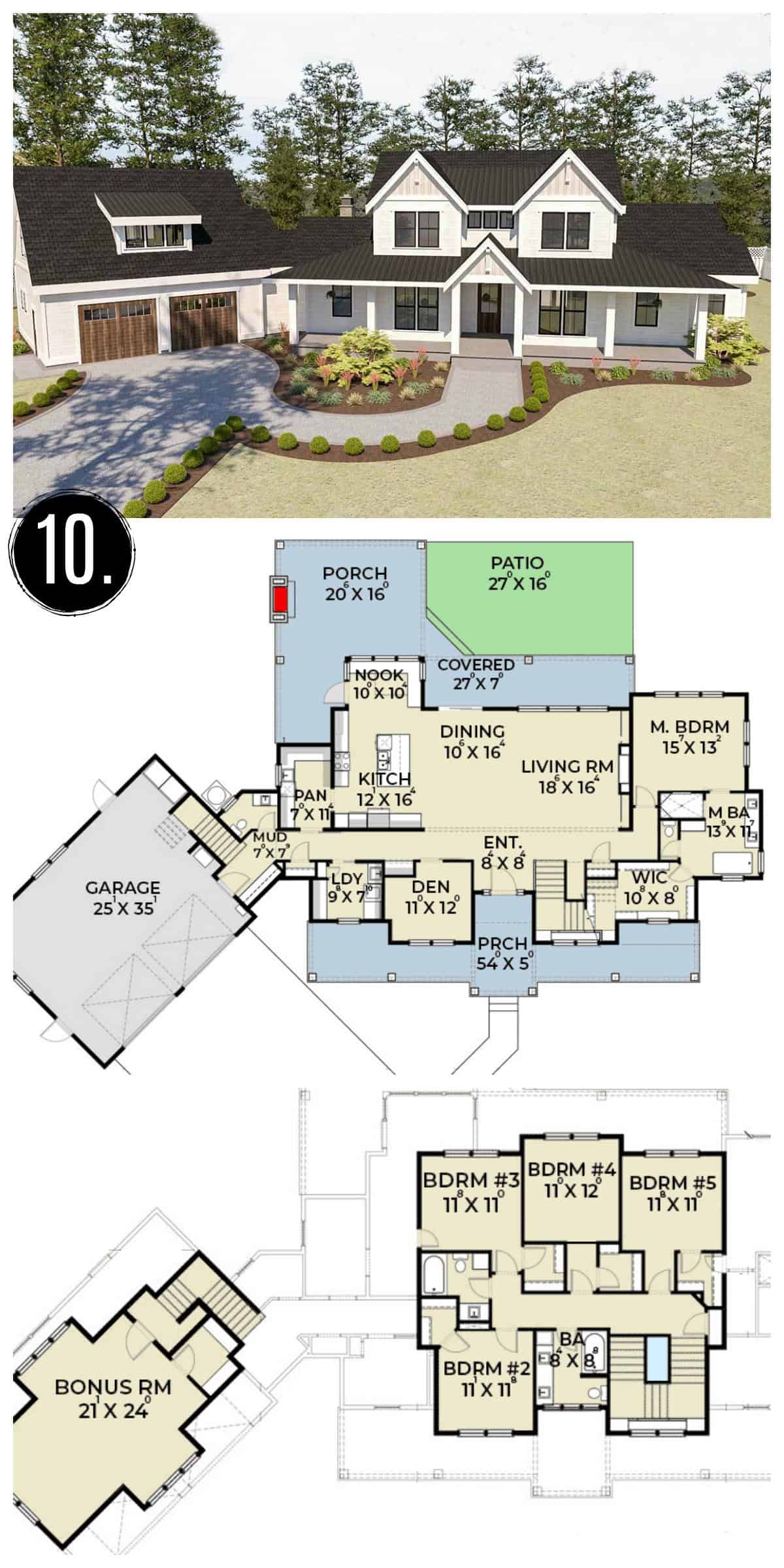 10 Amazing Modern Farmhouse Floor Plans Rooms For Rent Blog