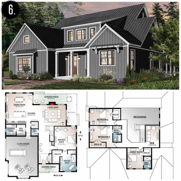 10+ Amazing Modern Farmhouse Floor Plans - Rooms For Rent blog