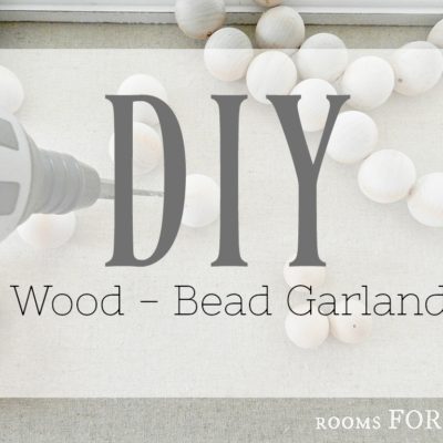 DIY Wood Bead Garland