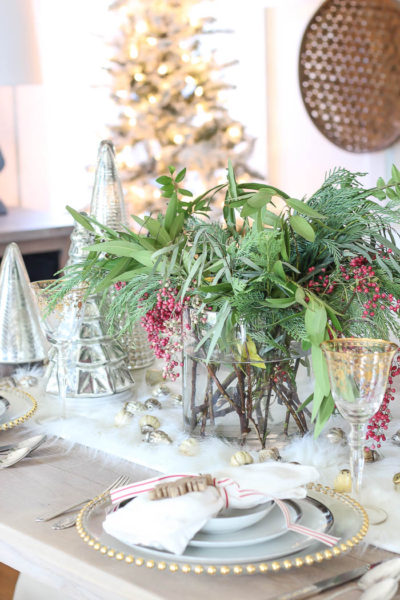Festive Holiday Tablescape - Rooms For Rent blog