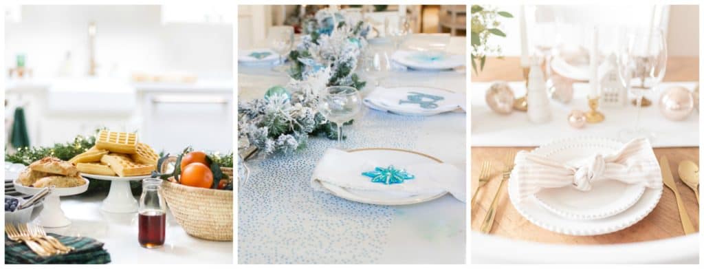 Pretty decorated tables for the holidays 4