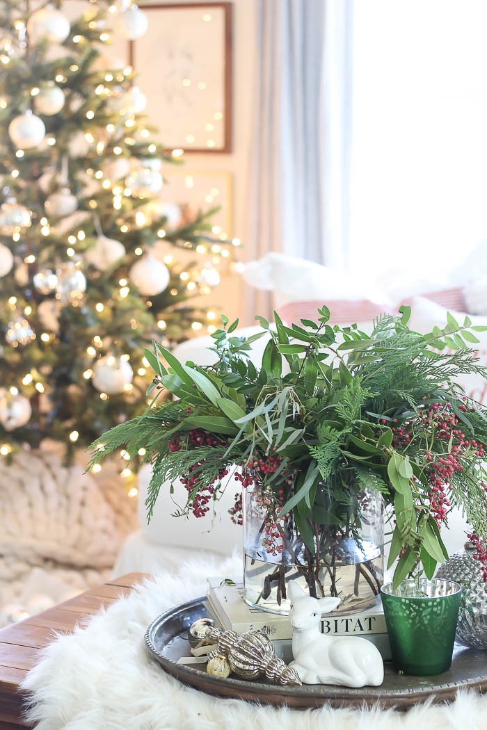 easy christmas floral arrangements