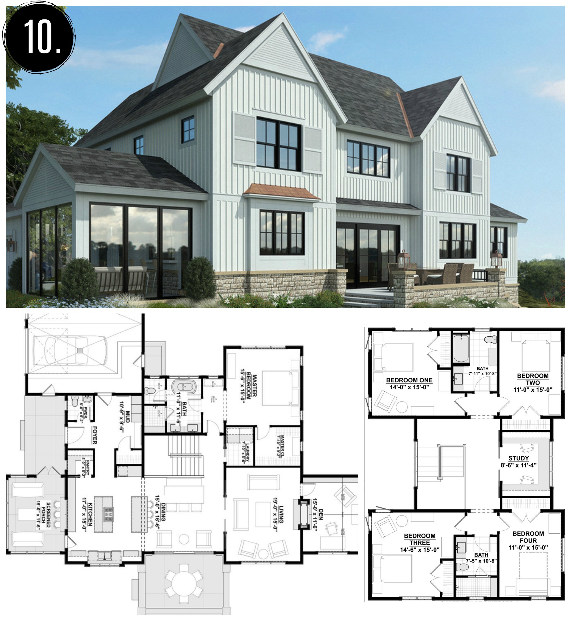 10 NEW Modern Farmhouse Floor Plans - Rooms For Rent blog